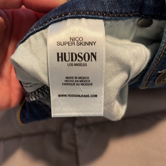 NWT Hudson Nico Mid-Rise Super Skinny Jeans Size 34 - Picture 5 of 6